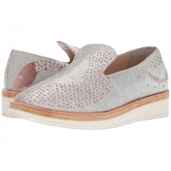 Free People Snake Eyes Loafer Silver 🆕 - Picture 7 of 7